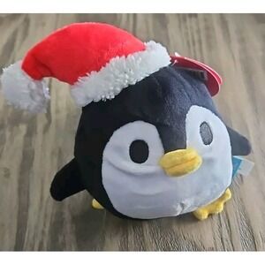 Bark Box Plush Dog Toy Penguin Aunt Arctic Crinkle Squeak Medium Large Christmas